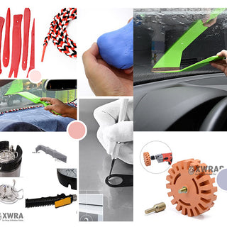 Interieur en auto's wrap gereedschappen