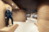 Freijo Laurel houtlook interieurfolie toegepast in interieur