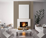 Khaki matte interieurfolie sfeerbeeld industrieel interieur
