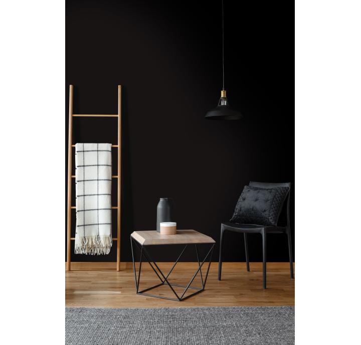 Lacquered Black gloss - 122 cm - Mat