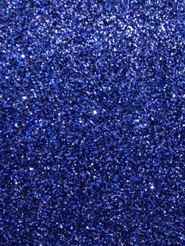 Midnight Blue Disco - Glitter plakfolie - 122 cm