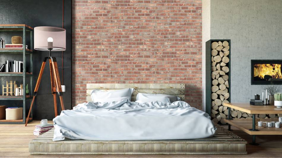 Red Brick - 122 cm - steenlook