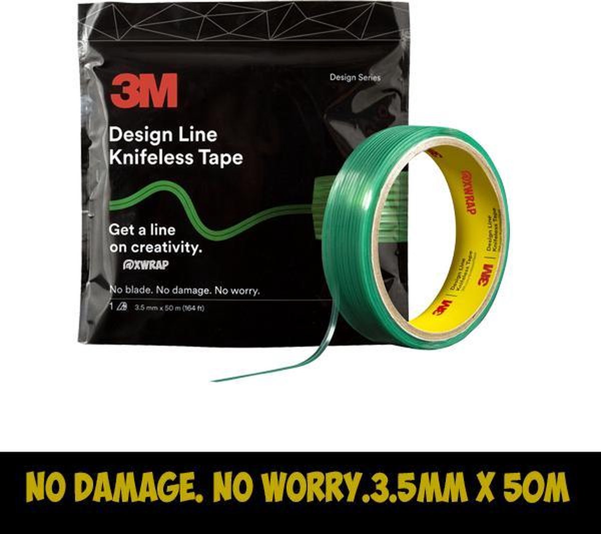 Snijtape - Knifeless DesignLine (50 meter) - xwrapshop